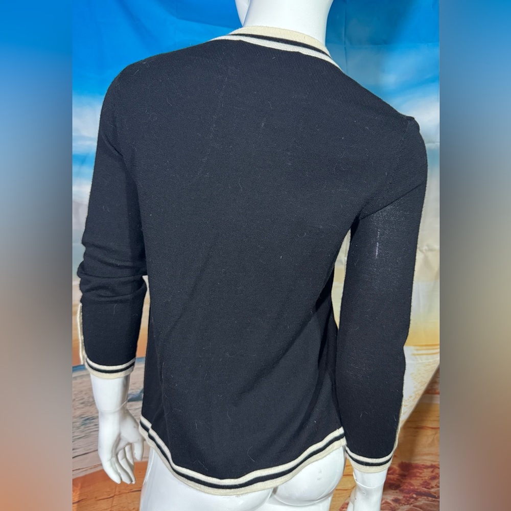Trina Turk Merino Wool Cardigan - Picture 9 of 10